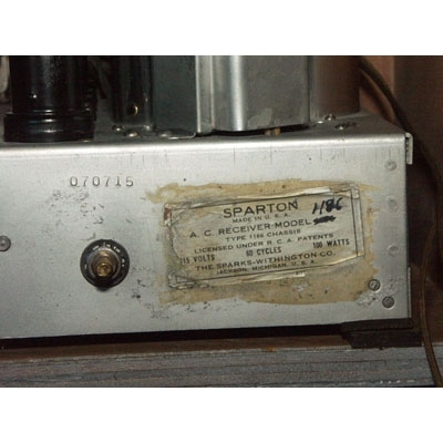 1936 Sparton Nocturne Console Radio