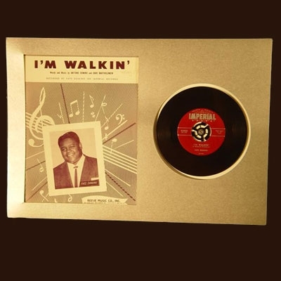 Fats Domino Original Sheet Music & 45 RPM Record - 