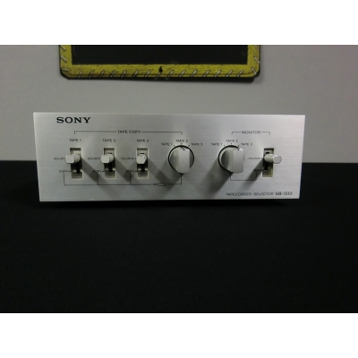 Sony SB-500 Tapecorder Selector - Beautiful Silver Face Era Switch Box