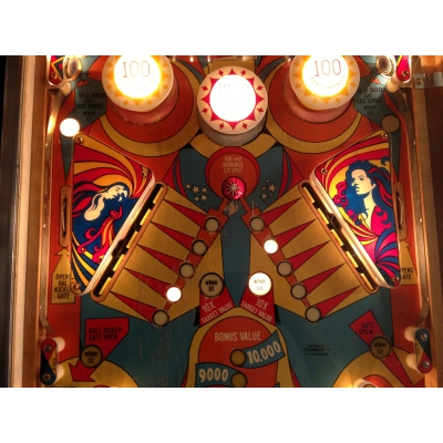 Gottlieb Out Of Sight Pinball Machine - Great 1974 Two Player Game