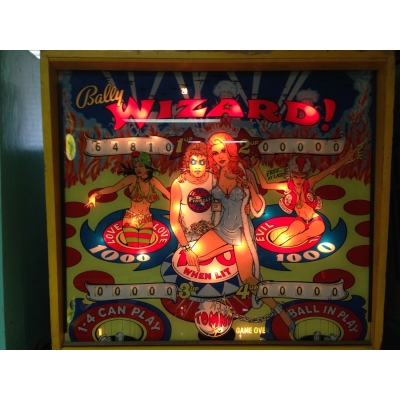 BALLY WIZARD PINBALL MACHINE - 1976 - BWIZ01