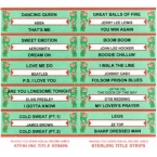 Custom Title Strip Printing